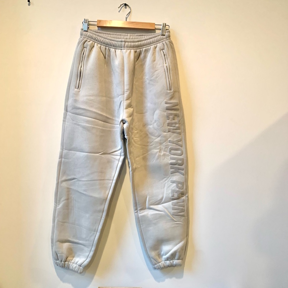 New York Penn joggers / sweatpants from independent NYC streetwear designer SZ m
